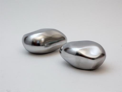 Deko-Steine aus Edelstahl (klein) - (c) Edelstahldesign & Metallbearbeitung Jens Peter Thiel